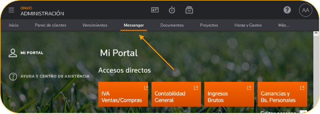 link de acceso a messenger